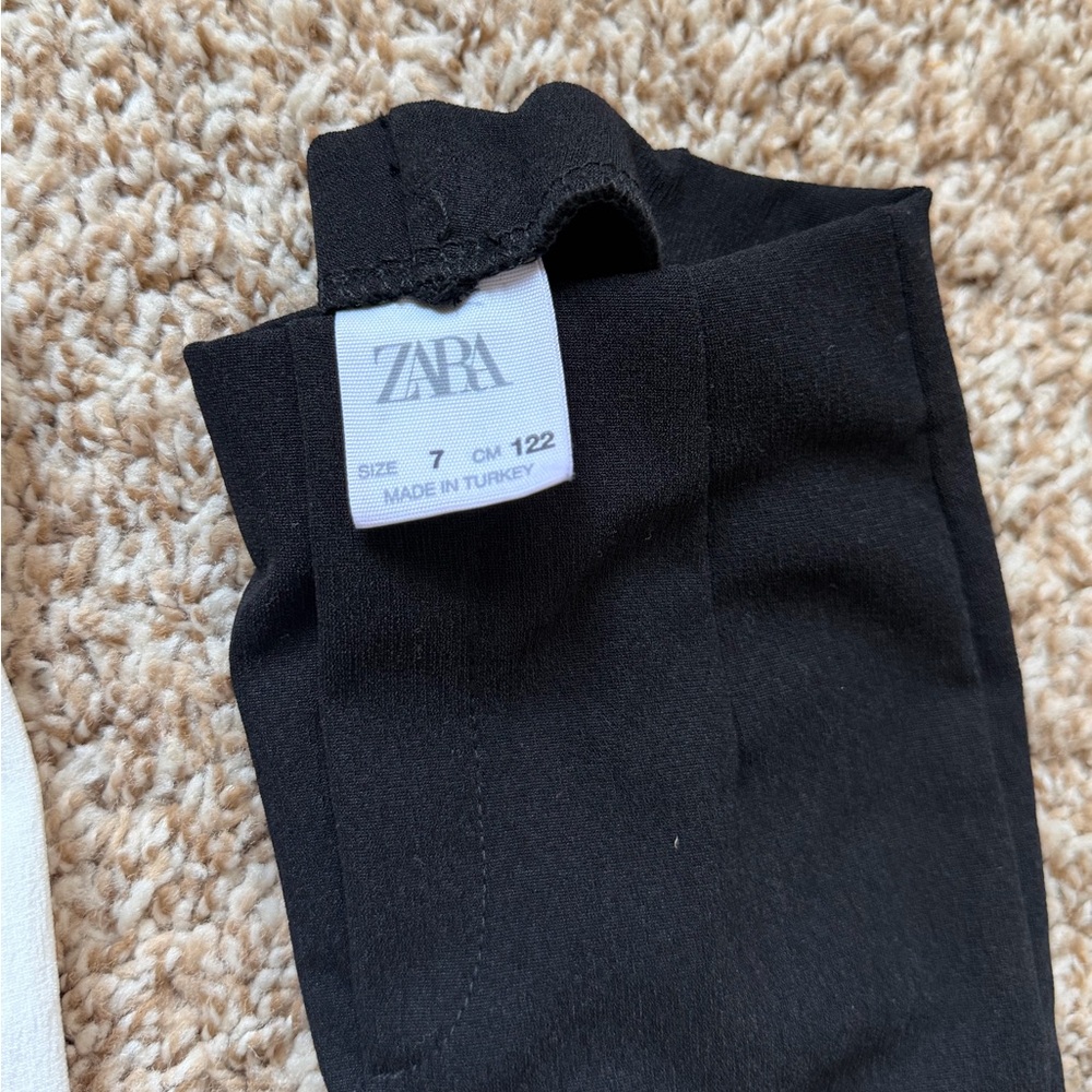 Zara kids bundle Tees and capri leggings SZ 6 & 7 - Picture 15 of 16